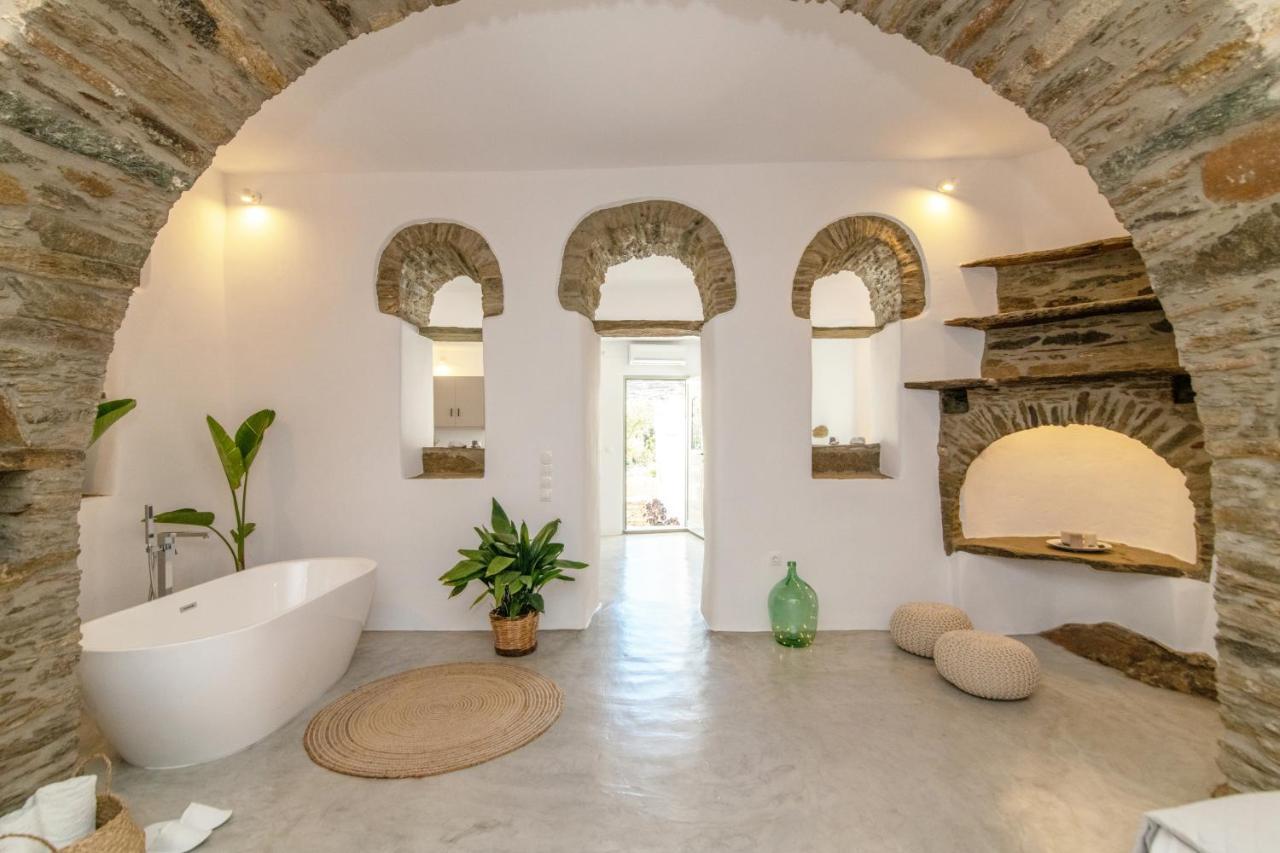 Kato KlismaLivadi House Tinos 2 Katwi别墅 外观 照片